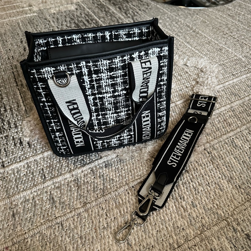 Steve Madden tweed bag